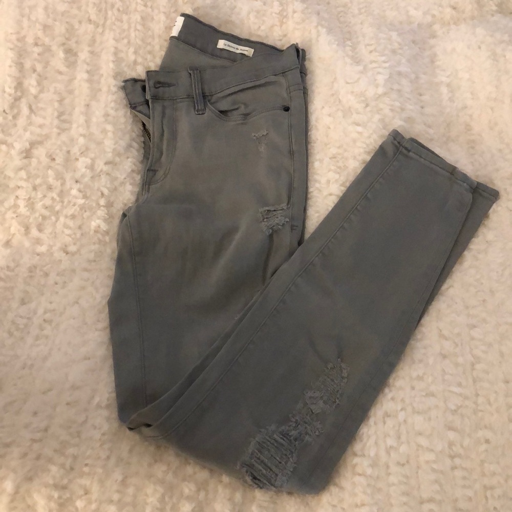 FRAME grey Sz 27 le skinny de Jeanne